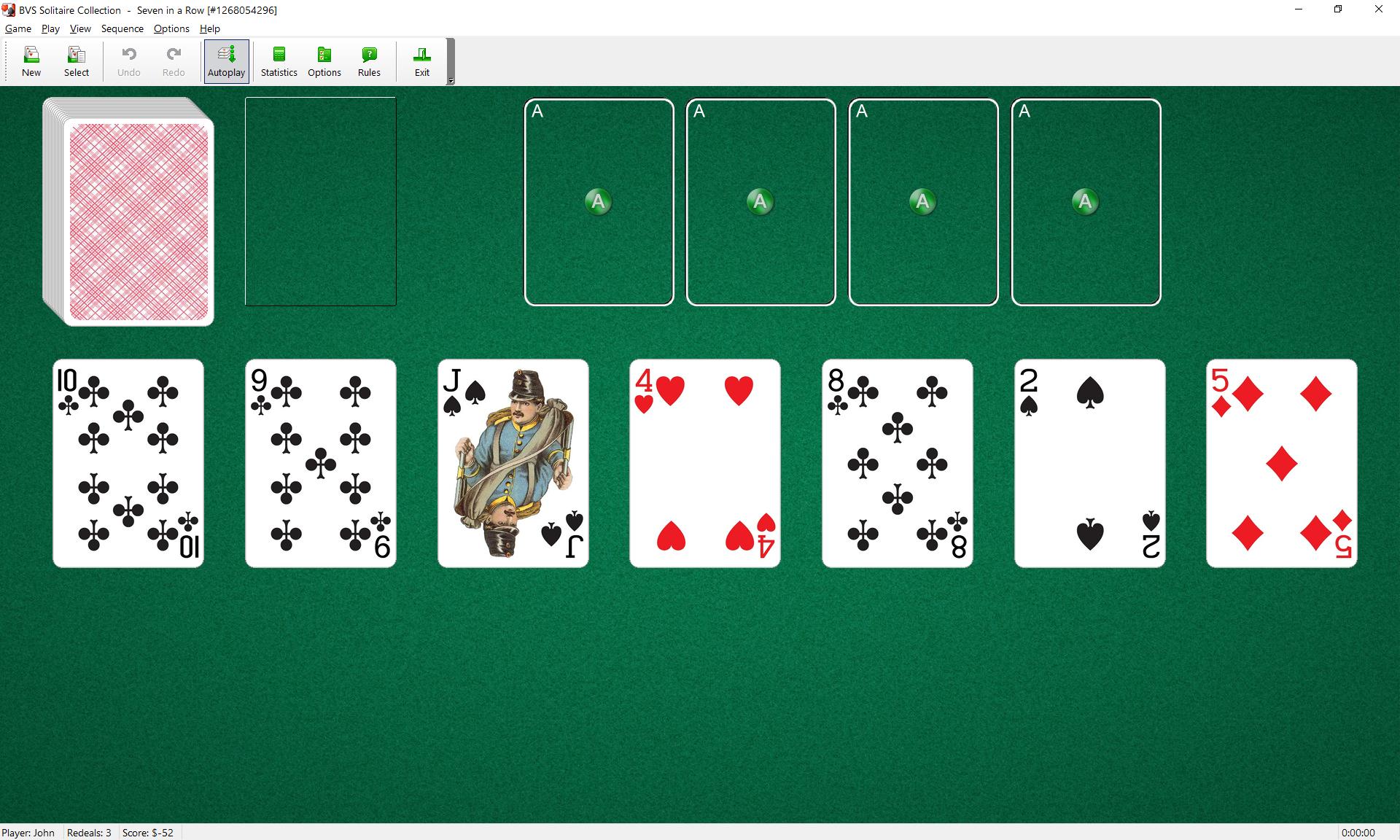 What are the odds of playing the same game of solitaire in a row